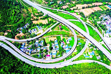 隴南市美麗鄉村建設一角